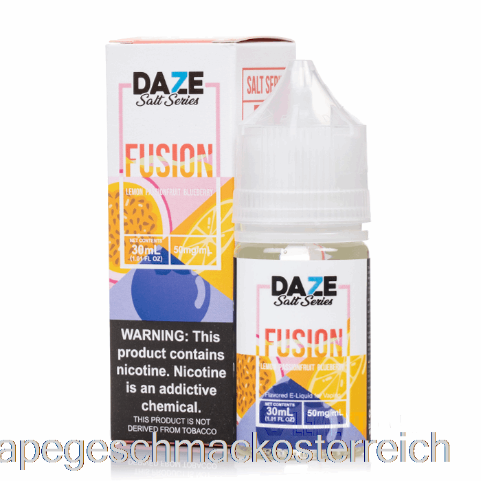 Zitrone Passionsfrucht Blaubeere – 7 Daze Fusion Salt – 30 Ml 30 Mg Vape-Geschmack
